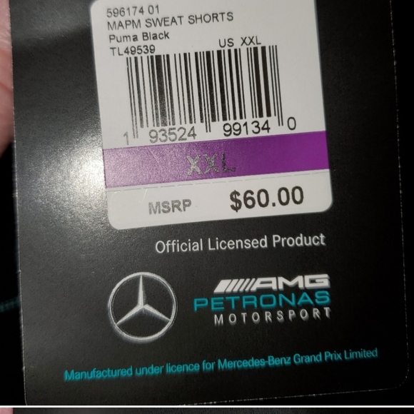 2x Puma AMG PETRONAS Shorts - Picture 2 of 5